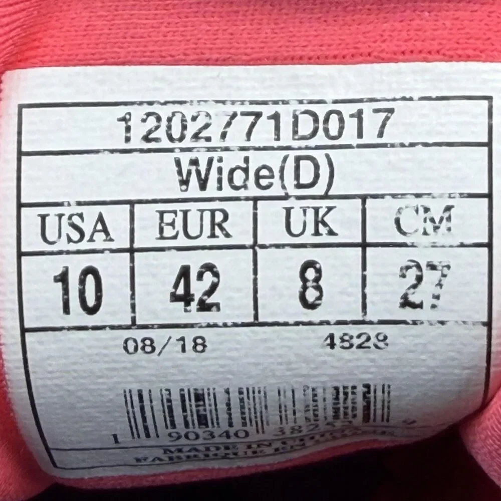 Brooks Ghost 11 Shoes Womens Size 10 Red Wide Sneakers 1202771D017 No Insoles